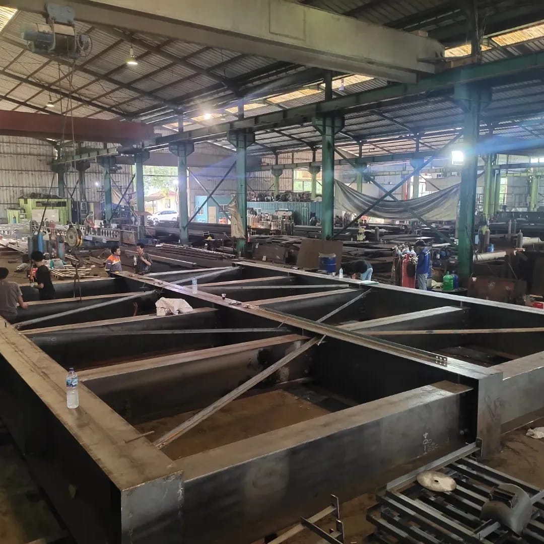 Workshop Fabrikasi Jembatan Rangka Baja